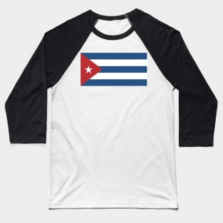 Flag of Cuba Baseball T-Shirt